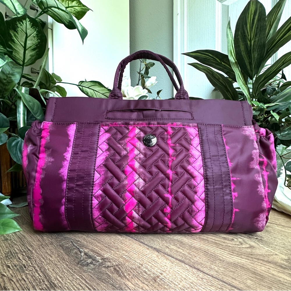 Lug 2 Pc. Bundle - Cranberry Romper Tote w/Coupe Crossbody - Picture 2 of 16
